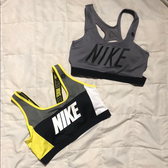 Nike Other - 2 Nike sports bras dri fit L